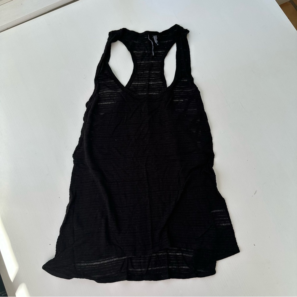 Black Sleeveless Women's Top